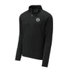3 Putting Sucks Fleece Quarter Zip Sweatshirt - BLACK