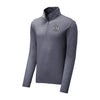 3 Putting Sucks Triblend Quarter Zip Pullover - HEATHER NAVY