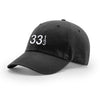 33 1/3 RPM - Dad Hat - BLACK