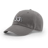 33 1/3 RPM - Dad Hat - CHARCOAL