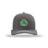 3D Shamrock Structured Trucker- Kelley Green Logo - GREY