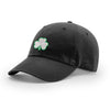 3D Shamrock White- Dad Hat - BLACK
