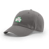 3D Shamrock White- Dad Hat - CHARCOAL