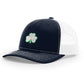 3D Shamrock Structured Trucker- White Logo