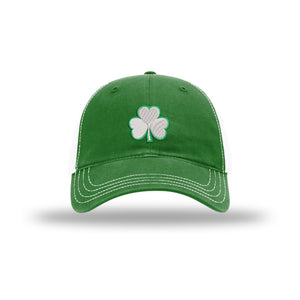 3D Shamrock White - Choose Your Style Hat