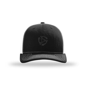 45 Record Adaptor Blackout Structured Trucker