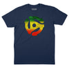 45 RPM Adapter Rasta T-Shirt - Navy