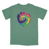 45 RPM Adapter Tie Dye Relaxed Fit T-Shirt - Pine