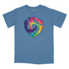 45 RPM Adapter Tie Dye Relaxed Fit T-Shirt - Slate
