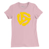 45 RPM Adapter Womens T-Shirt - Pink