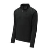 45 RPM Adapter Blackout Fleece Quarter Zip Sweatshirt - BLACK