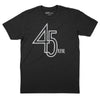 45 RPM Vintage T-Shirt - Black
