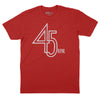 45 RPM Vintage T-Shirt - Red