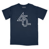 45 RPM Vintage Relaxed Fit T-Shirt - Navy