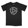45 RPM Adapter Shadow Relaxed Fit T-Shirt - Black
