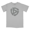 45 RPM Adapter Shadow Relaxed Fit T-Shirt - Silver