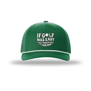 If Golf Was Easy 5-Panel Trucker with Rope