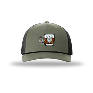 I Love Scotch 5-Panel Trucker with Rope