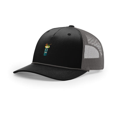 Tiki Cocktail 5-Panel Trucker with Rope