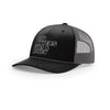 Send Lawyers Guns and Money 5-Panel Trucker with Rope - BLACK/CHARCOAL