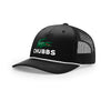 Chubbs 5-Panel Trucker with Rope - BLACK/WHITE