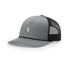 Martini Icon 5-Panel Trucker with Rope - HEATHER GREY/BLACK