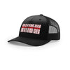 Same As It Ever Was 5-Panel Structured Trucker - BLACK/BLACK