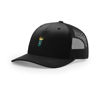 Tiki Cocktail 5-Panel Structured Trucker