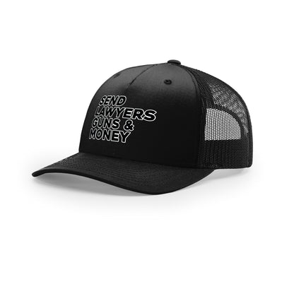 Send Lawyers Guns and Money 5-Panel Structured Trucker