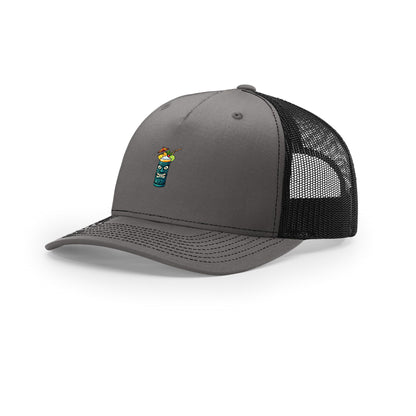Tiki Cocktail 5-Panel Structured Trucker