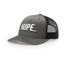 Nope 5-Panel Structured Trucker - CHARCOAL/BLACK