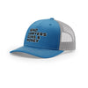 Send Lawyers Guns and Money 5-Panel Structured Trucker - COBALT BLUE/GREY
