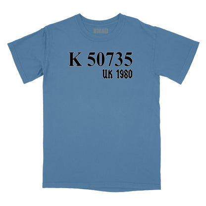 AC/DC Back in Black Catalog Number Relaxed Fit T-Shirt