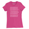 All Work and No Play Womens T-Shirt - Berry