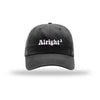 Alright Cubed - Dad Hat - BLACK