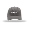 Alright Cubed - Dad Hat - CHARCOAL