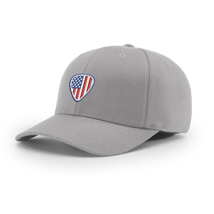 American Flag Guitar Pick - Flex Fit Hat
