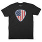 American Flag Guitar Pick T-Shirt