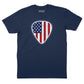 American Flag Guitar Pick T-Shirt
