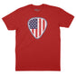 American Flag Guitar Pick T-Shirt