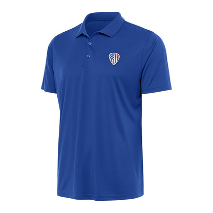 American Flag Guitar Pick Performance Polo