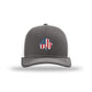 American Flag Shamrock Structured Trucker