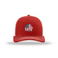 American Flag Shamrock Structured Trucker