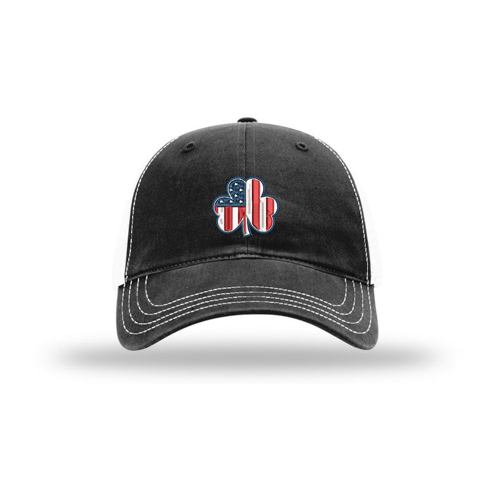 American Flag Shamrock - Choose Your Style Hat