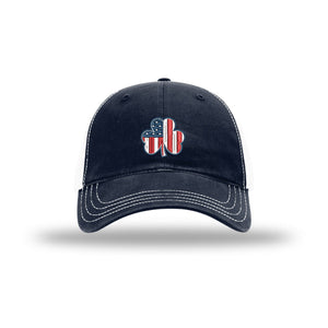 American Flag Shamrock - Soft Mesh Trucker