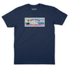Amity Island Billboard T-Shirt - Navy