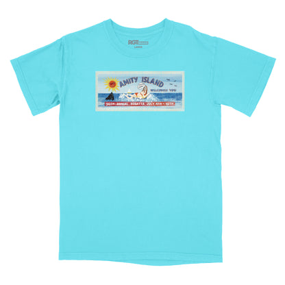 Amity Island Billboard Premium Relaxed  T-Shirt