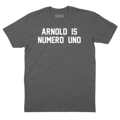 Arnold Is Numero Uno T-Shirt (Inspired by Pumping Iron)