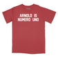 Arnold Is Numero Uno T-Shirt Relaxed Fit T-Shirt (Inspired by Pumping Iron)