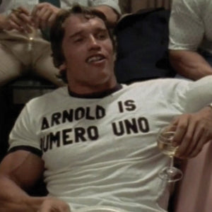 Arnold Is Numero Uno T-Shirt (Inspired by Pumping Iron)